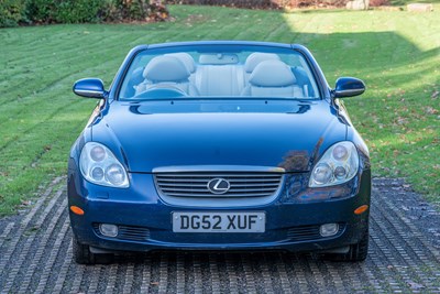 Lot 63 - 2002 Lexus SC 430 Convertible